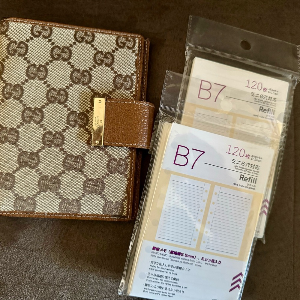 Gucci Canvas Planner